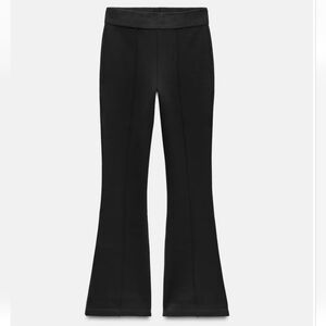 NWT Zara Black Mini Flare Pants Size S
